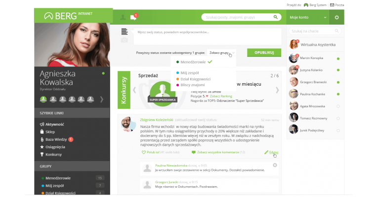 Intranet - e-learning